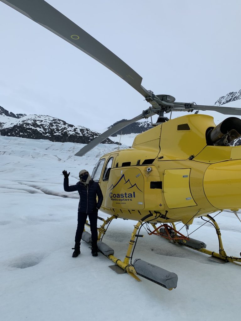 Vera Koo Sightseeing in Alaska  Herbert Glacier