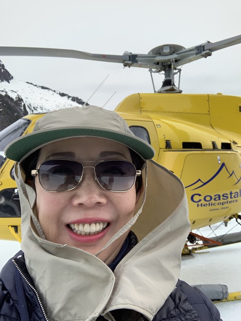 Vera Koo Sightseeing in Alaska  Herbert Glacier