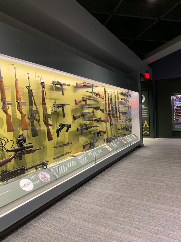 DISPLAY CASE AT CODY FIREARMS MUSEUM