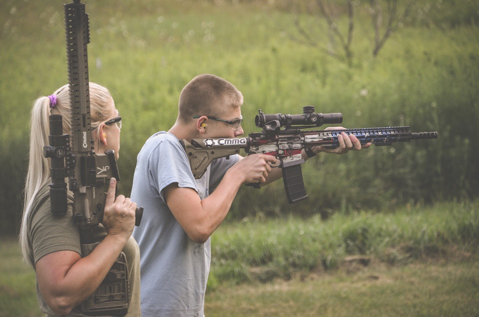 Muzzle pointed in a safe direction Teaching Kids Good Gun Handling Habits  Rifles
