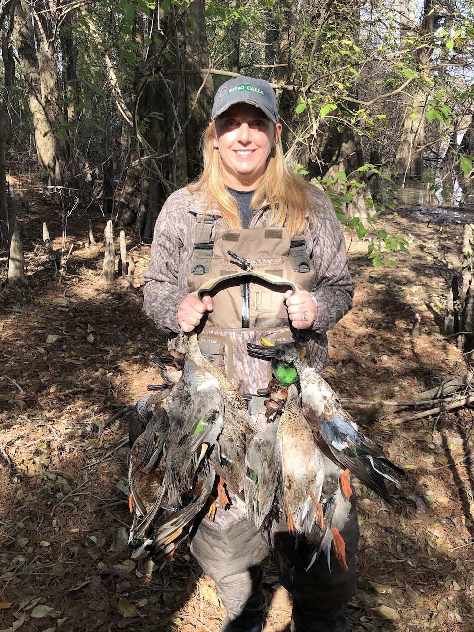 Lana Van Winkle duck hunt