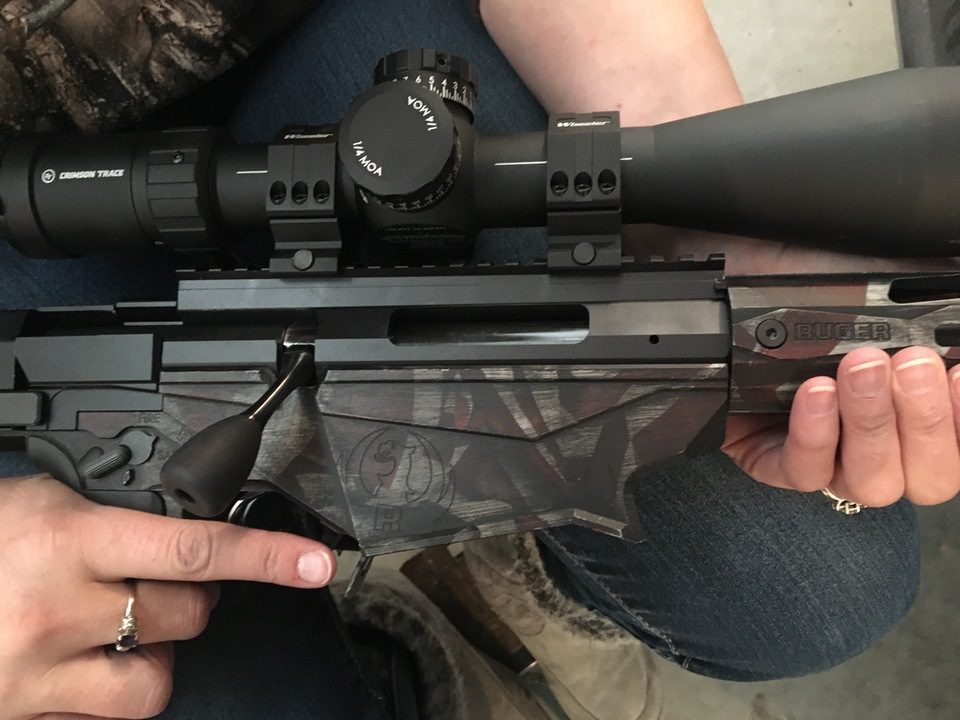 Federal Premium Barnes TSX Elk Hunting Crimson Trace 6-24x56mm Sport Riflescope Ruger Precision Rifle