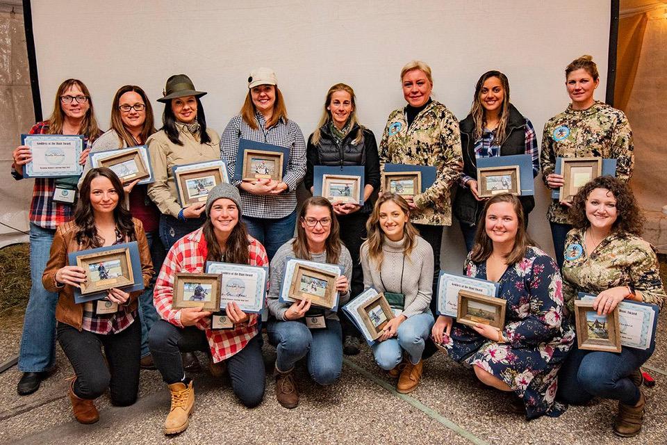 2019 Roman Goddesses of the Hunt - First time big-game hunters who harvested their first antelope at the Wyoming Women's Antelope Hunt. Rachel Girt (photo)