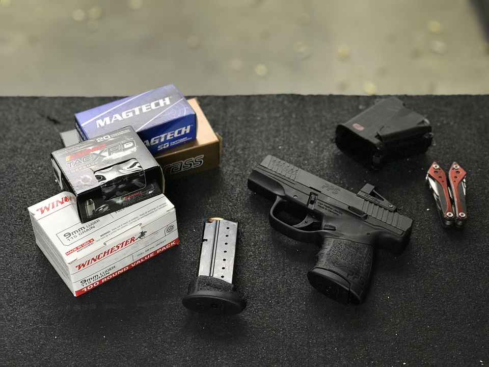 Walther PPS M2 with Shield RMSc Red Dot optic