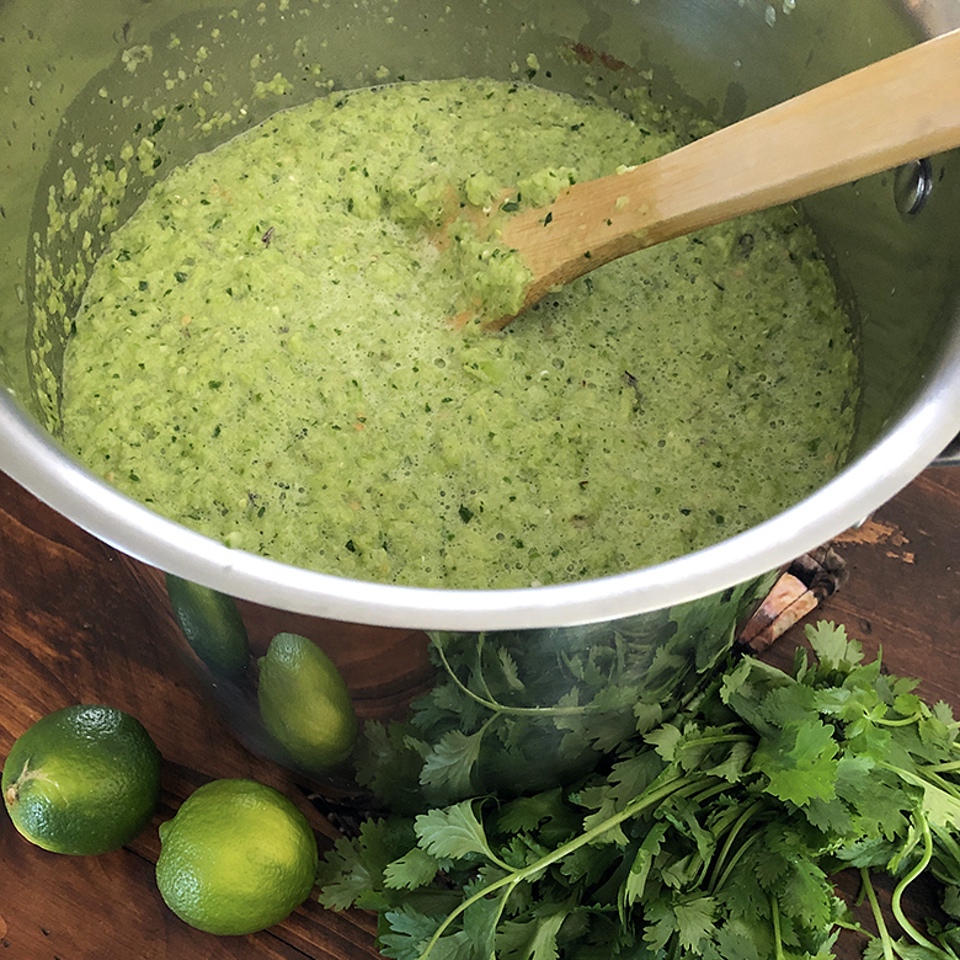 Green Tomato Enchilada Sauce