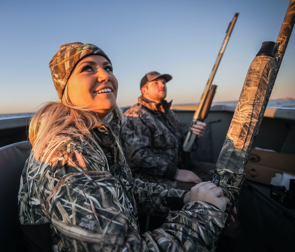 Megan with Syren Waterfowler gun