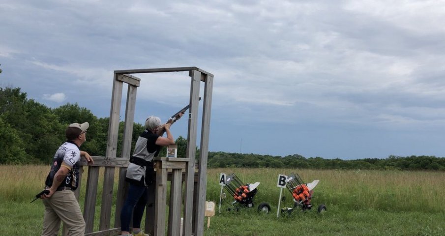 Cerino shooting CZ-USA shotgun