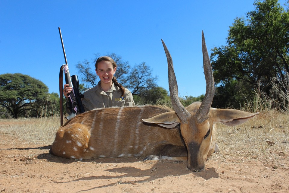 Kaylee Ann Stacy, recipient of 2020 Colin Caruthers Young Hunter Award