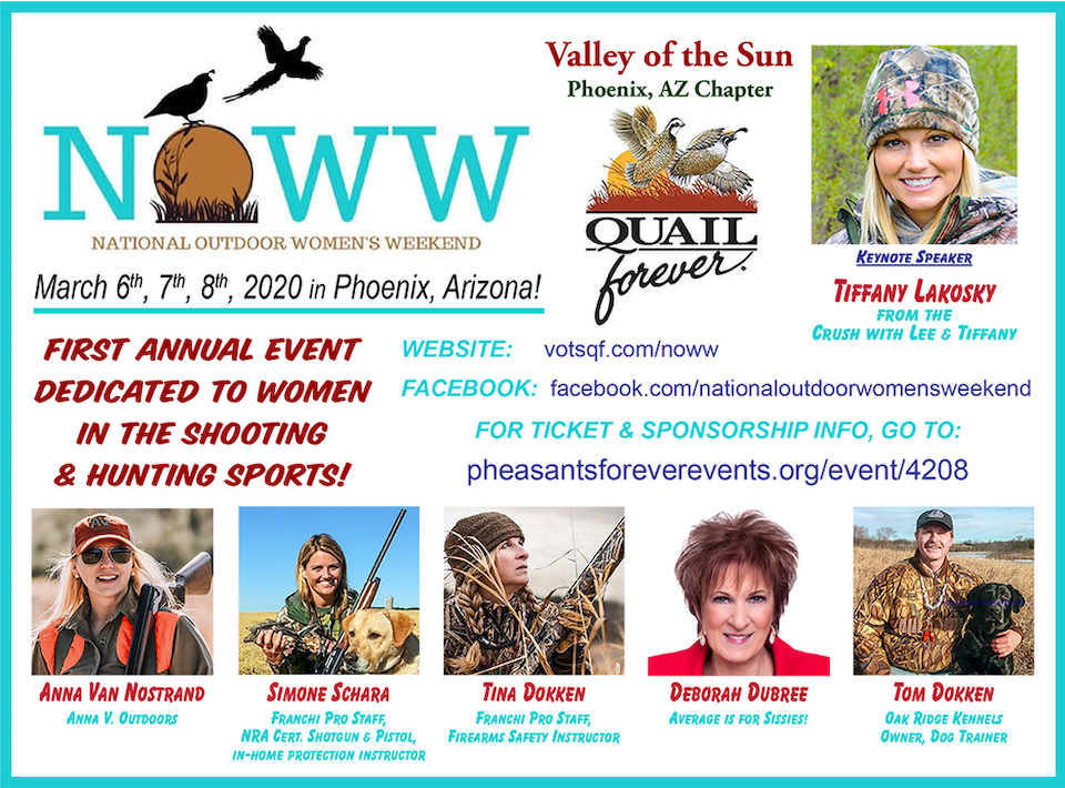 Inaugural National Outdoor Women’s Weekend (NOWW) Deborah Dubree Tom Dokken Tiffany Lakosk