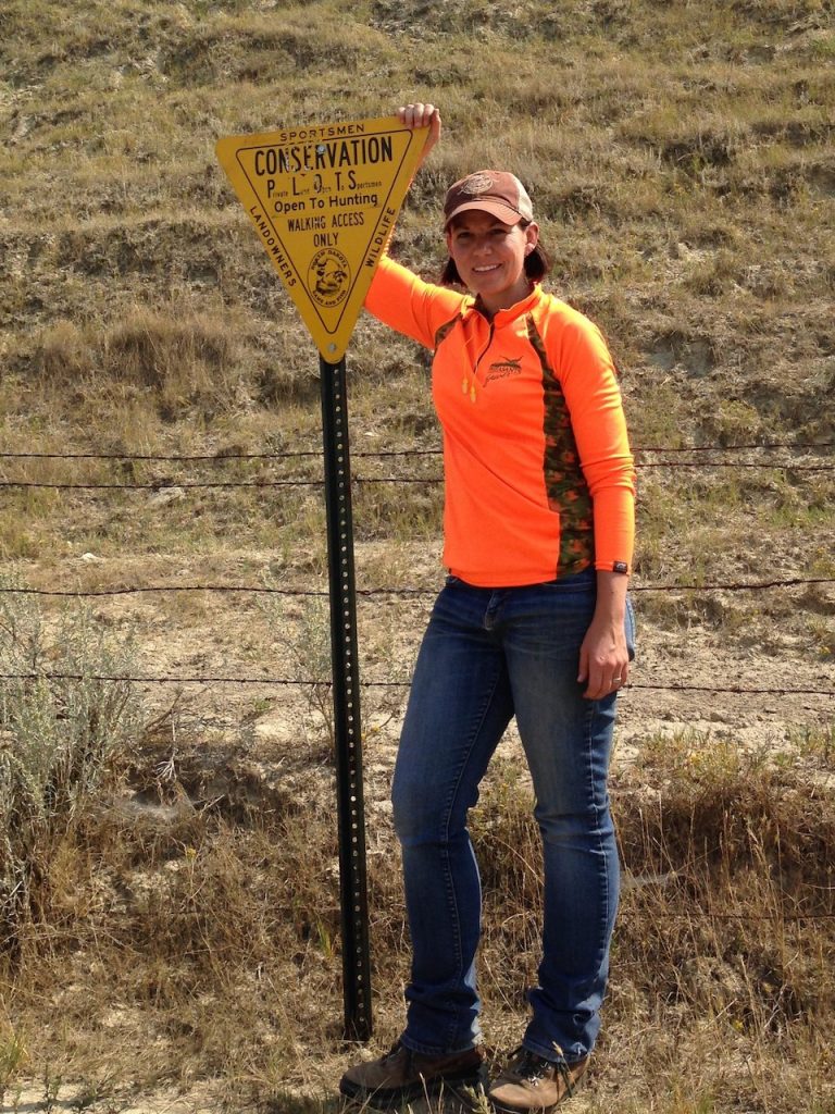 Rachel Bush Pheasants Forever team in North Dakota