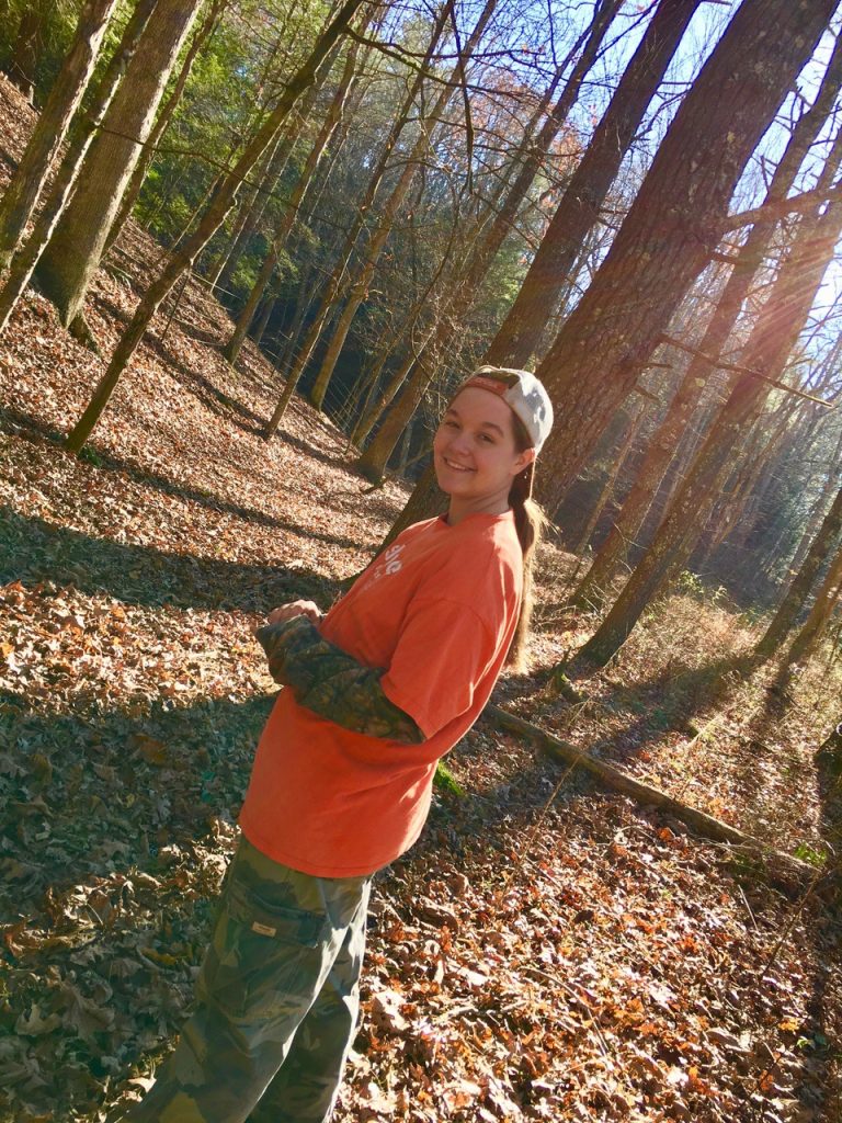 Makayla Scott Hunting Squirrels in Appalachia