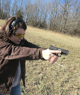 Hannah Kelly walther ccp m2 on range