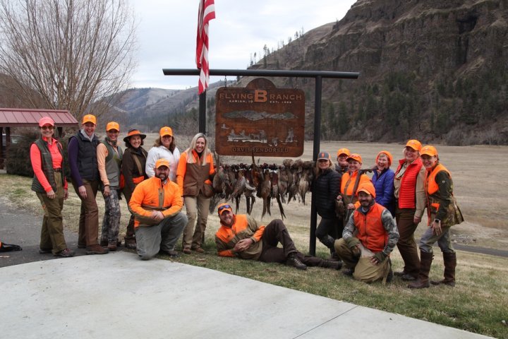 Orvis-Syren Hosted Ladies Hunt at Flying B Ranch