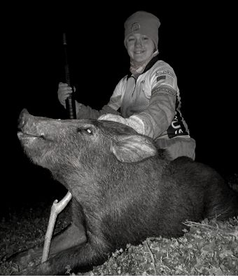 Makayla Scott My Hog Hunt in North Carolina feature