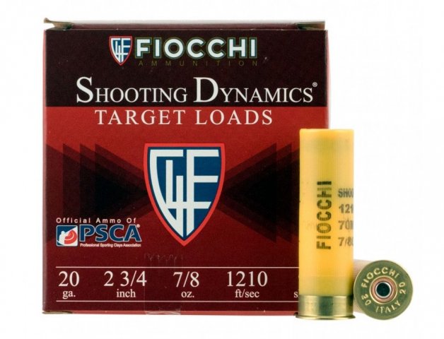 Fiocchi 20 ga shotshell target loads