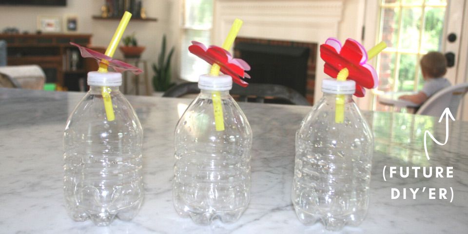 Make Your Own Recycled Bottle Hummingbird Feeder