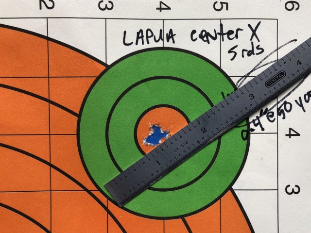Lapua CenterX 50 yards