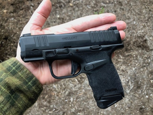 Springfield Armory Hellcat: Micro-Compact and High Capacity in hand