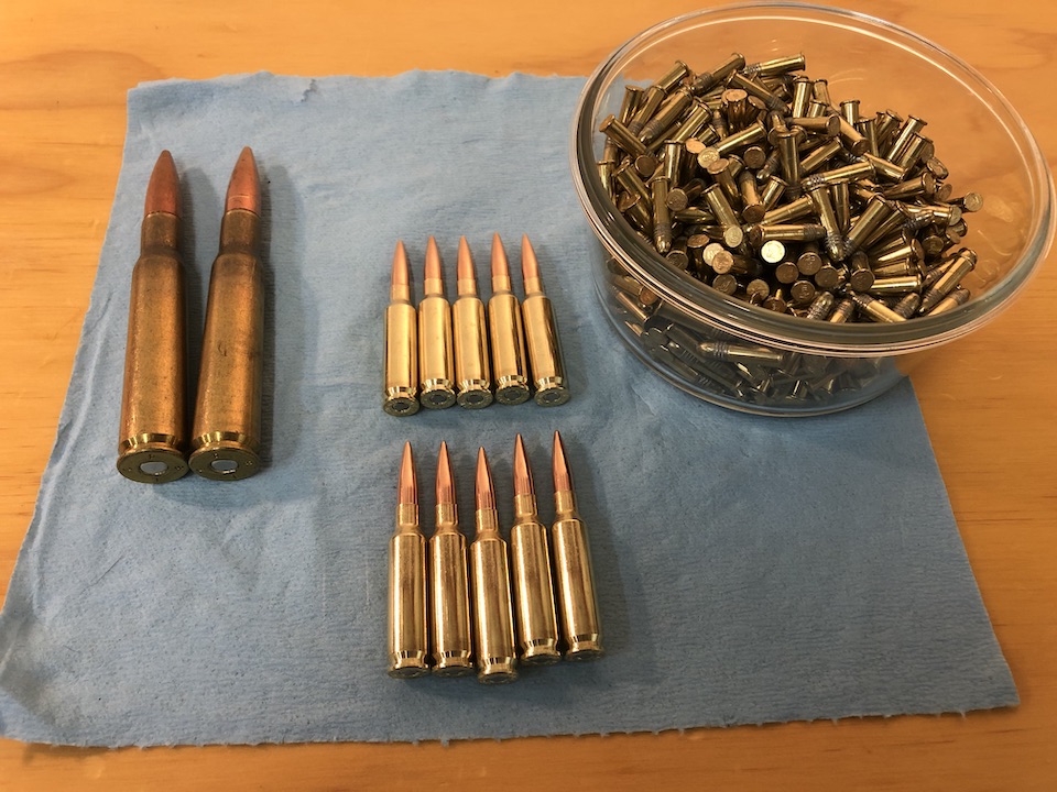 Cost comparison visual. Approximately 20 to 40 worth of ammunition