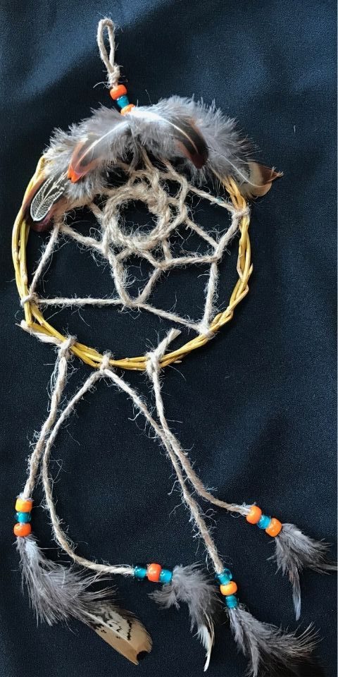 DIY Dreamcatcher Feather Conceal Ziptie Cultural Craft