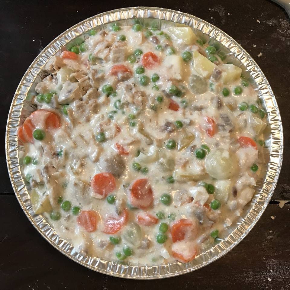 Pheasant Pot Pie Personal Pie No bottom crust Savory