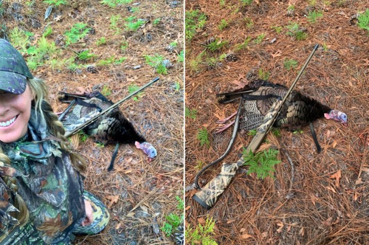 Turkey Bird Down with Remington V3