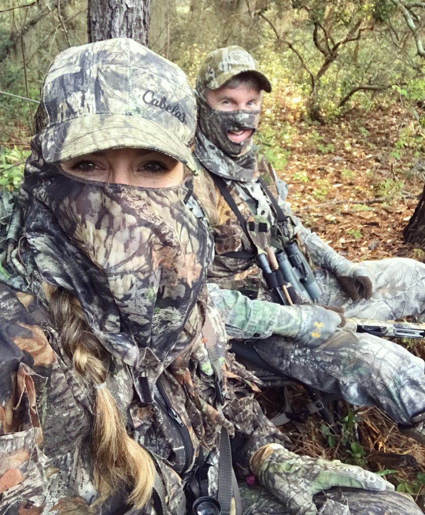 Hollis Lumpkin Hunting With her Dad