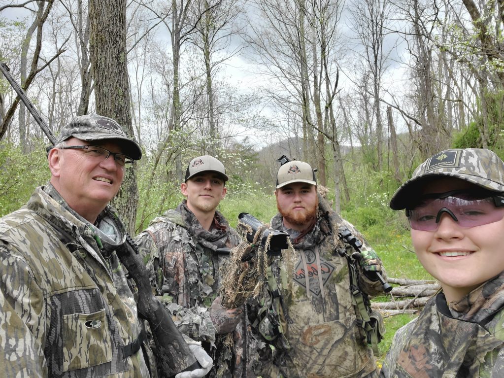 L-R, Larry, Conner Booth, Parker King, Makayla