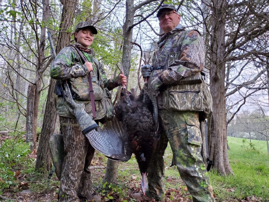 Makayla and Larry Case with Turkey V3 Turkey Pro