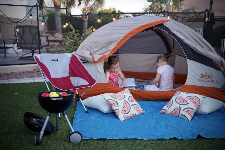 kids backyard camping Home Adventure