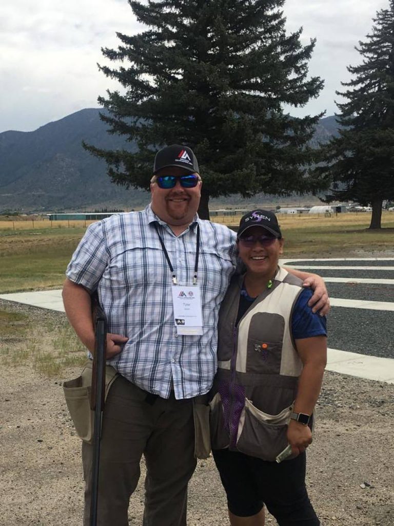 Syren Trap Shooter Emi and husband Tyler