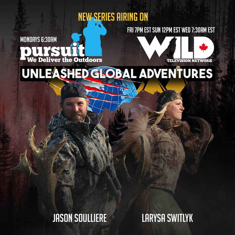 Unleashed Global Adventures with Larysa Switlyk Jason Soulliere on The Pursuit Channel