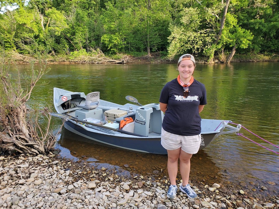 Makayla Fishing (Larry Case photo)