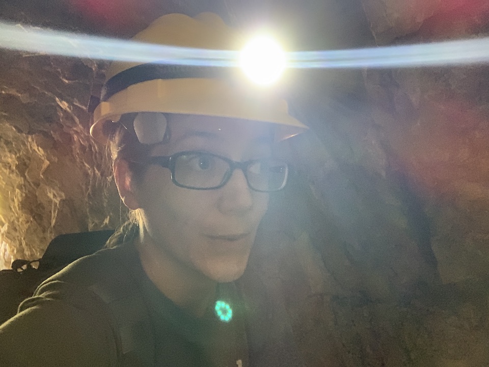 Morgan Headlamp-Inside-Abandoned Mine