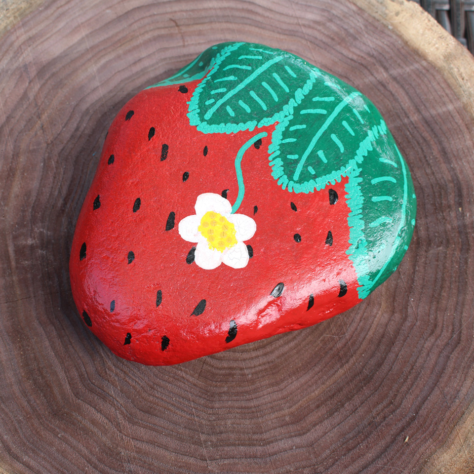 Painted Rock Strawberry