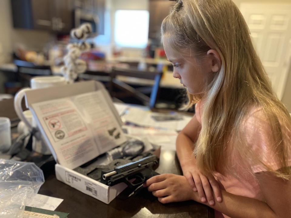 Addison Learning about Ruger SR22 July