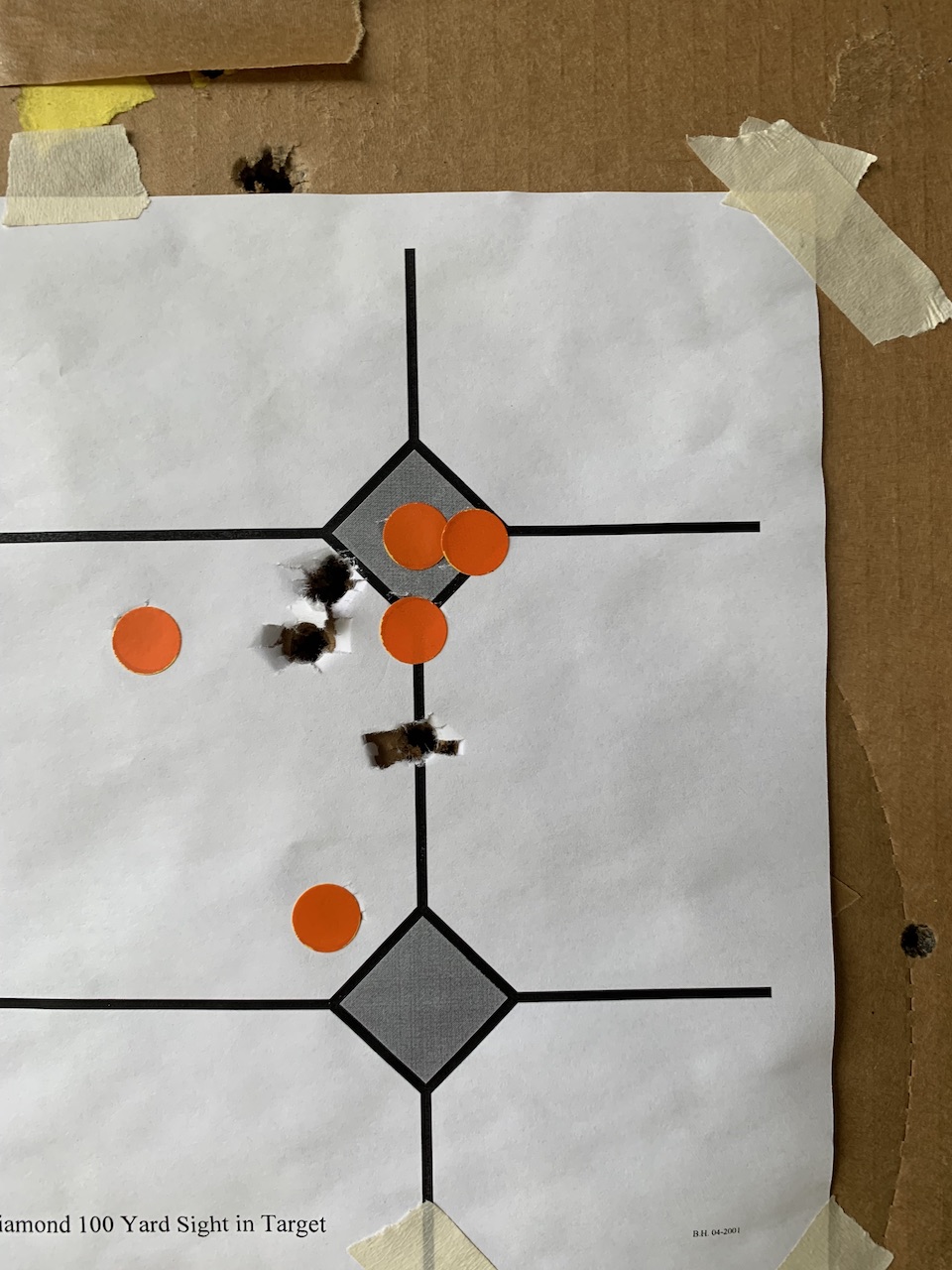 Target at 100 yards