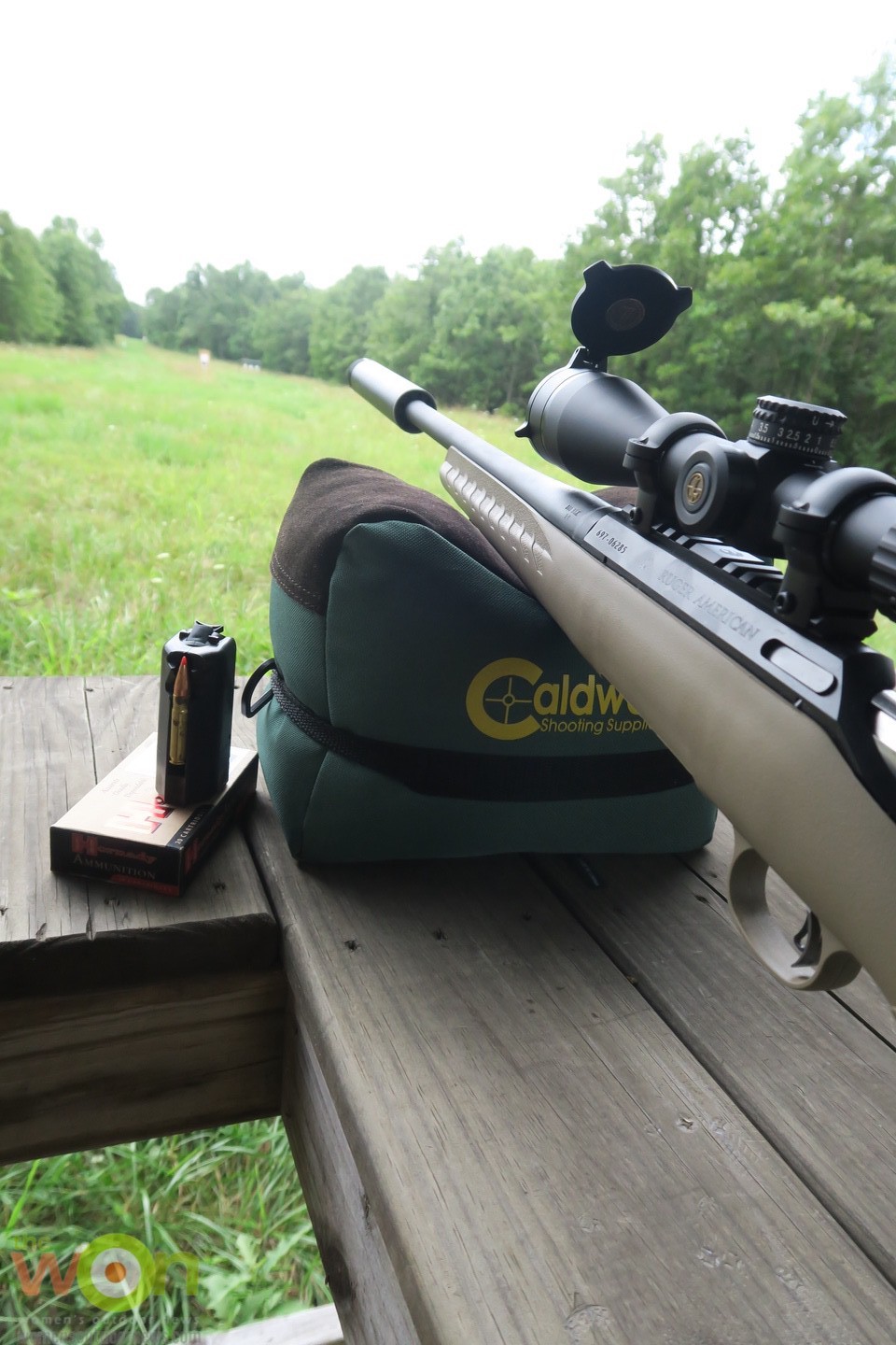 harvester with Ruger American