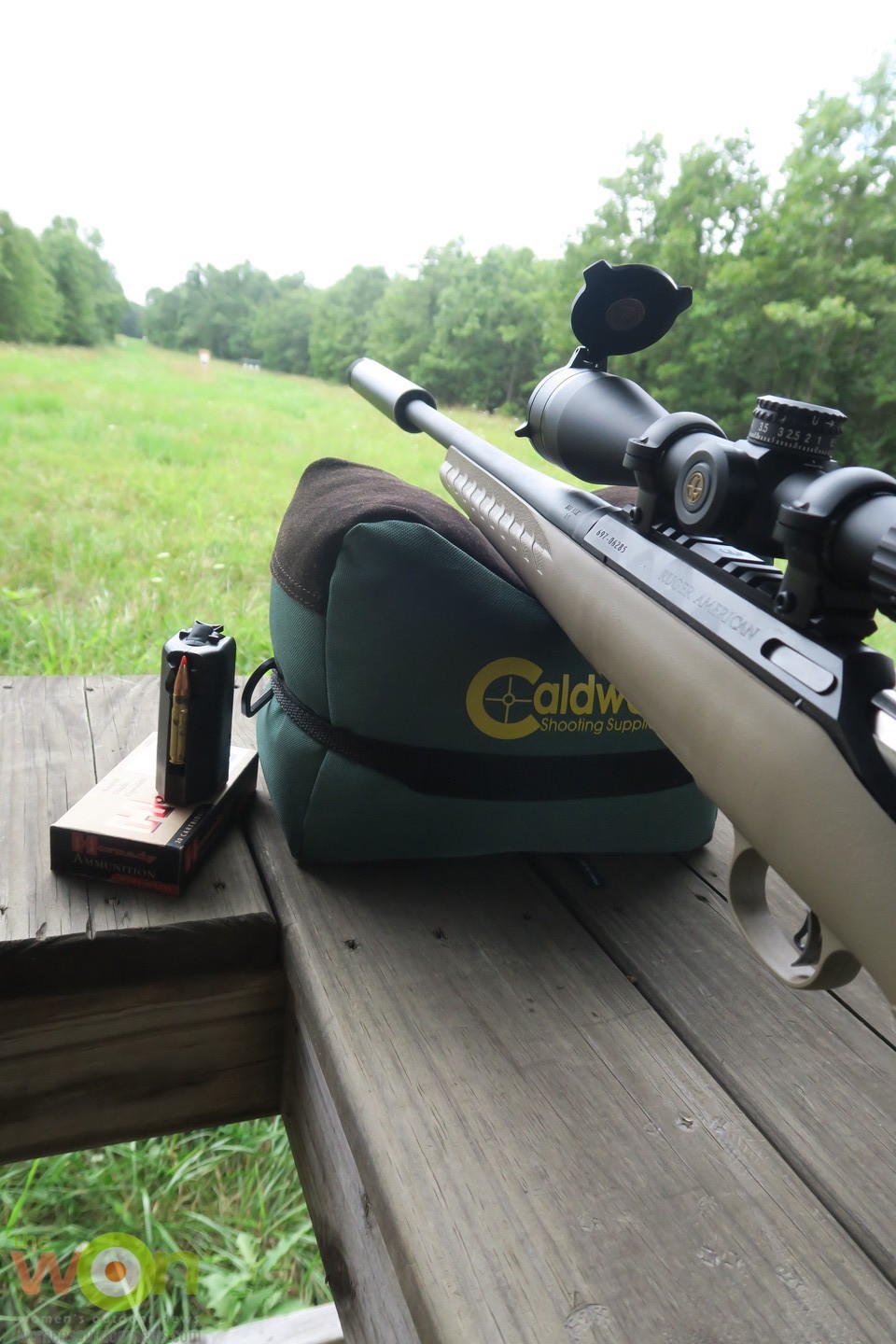 SilencerCo Harvester with Ruger American