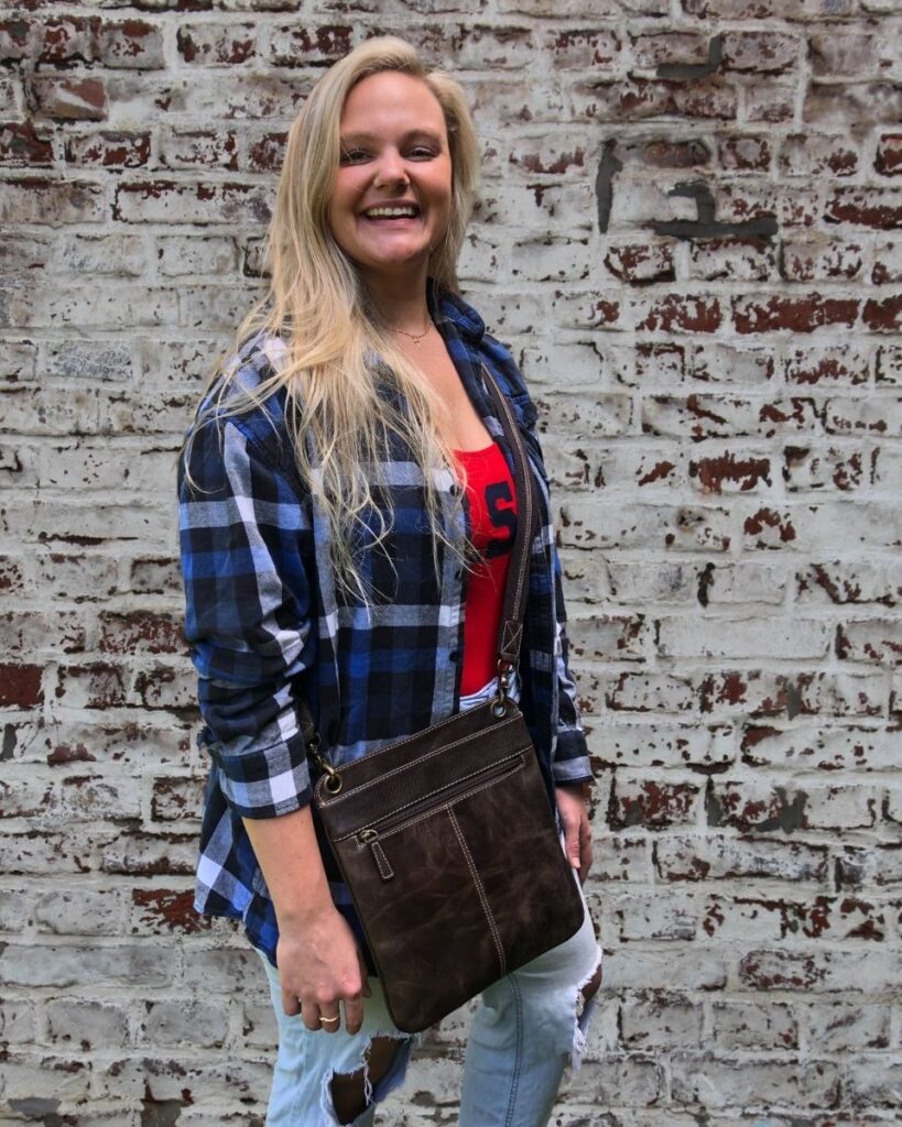 Elizabeth with GTM/CZY-01. GTM Concealed Carry Bags