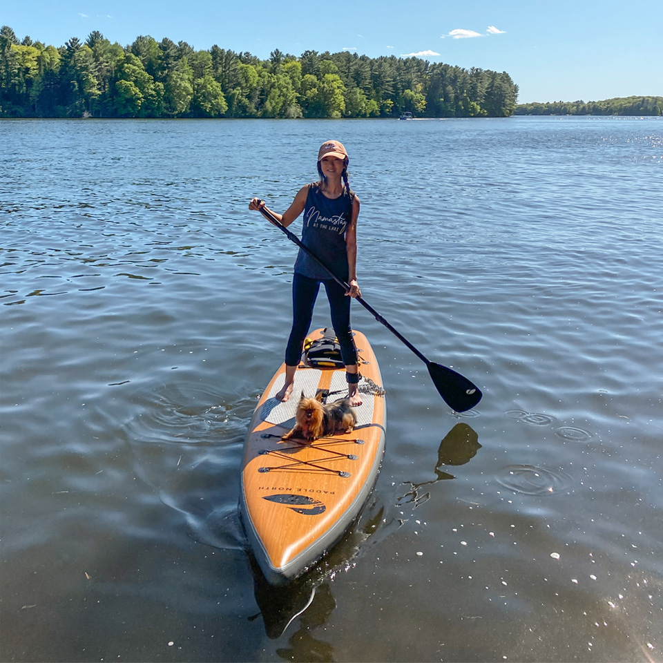 Jenny Anderson Girl of 10000 Lakes Paddle North Paddleboard