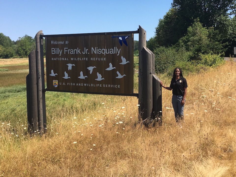 Nisqually sign Jason Holm : USFWS Fish Wildlife