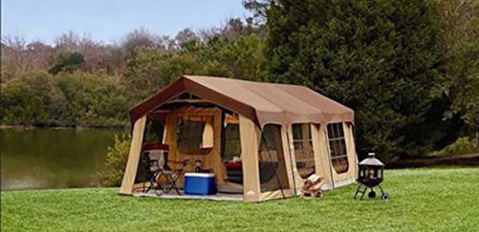 large glamping tent for camping