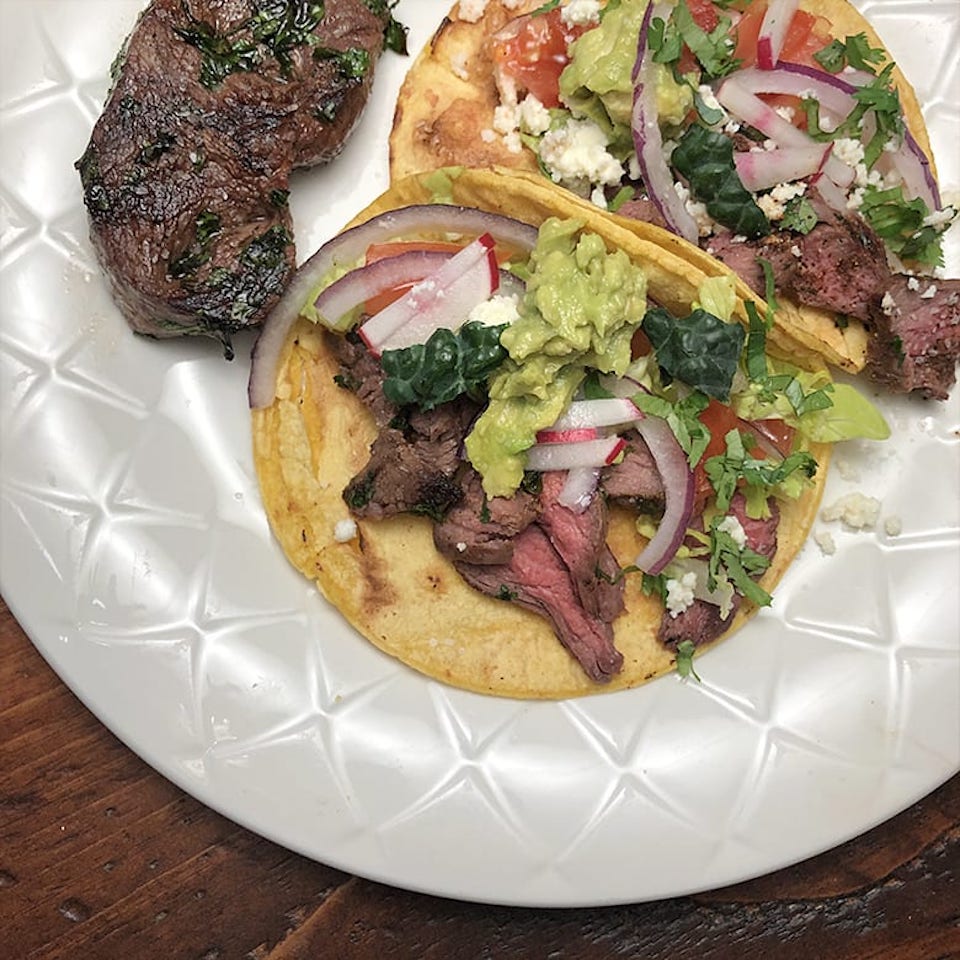 venison sirloin tacos Wild Game Cuisine