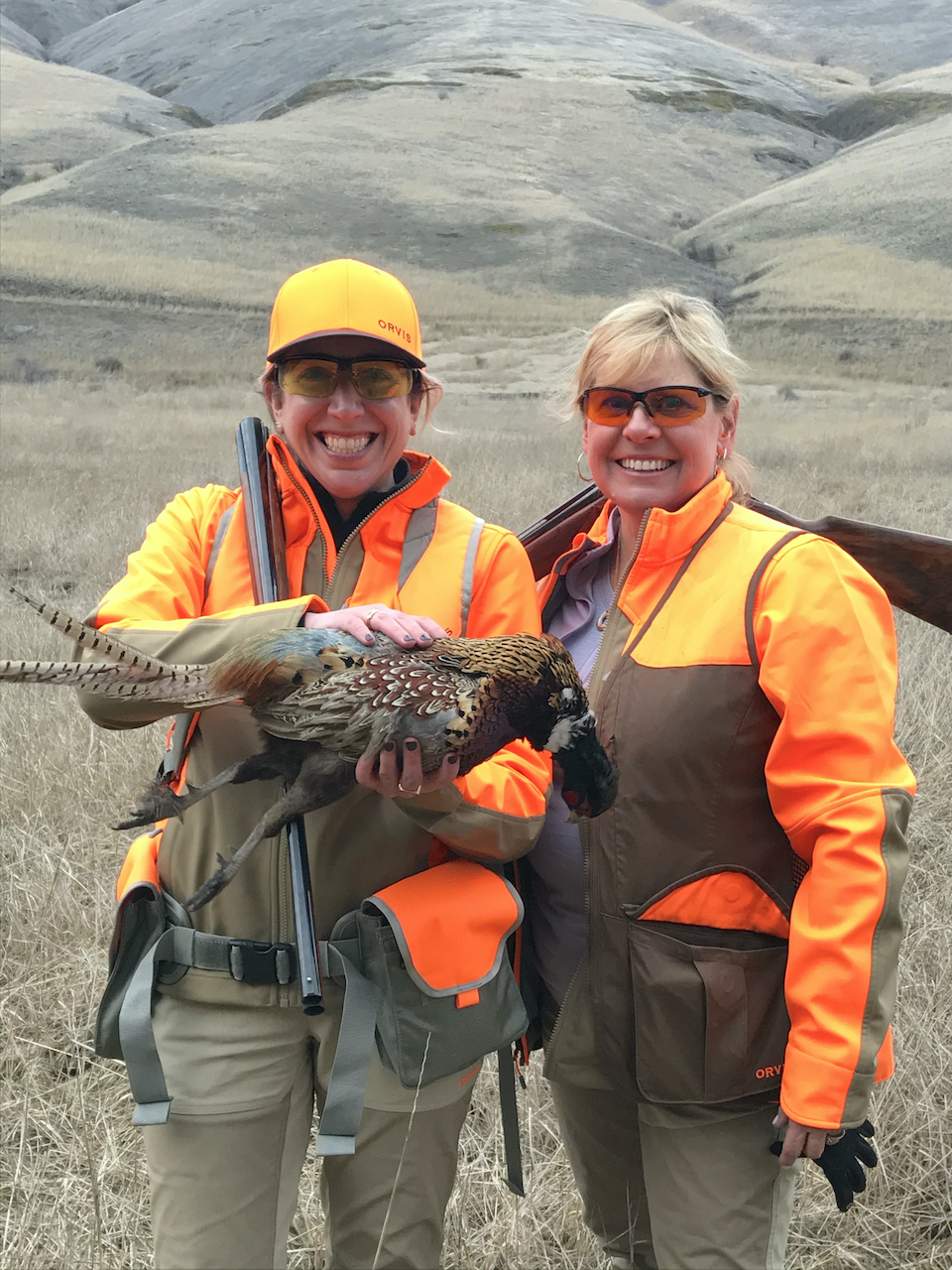 Andrea first pheasant ever