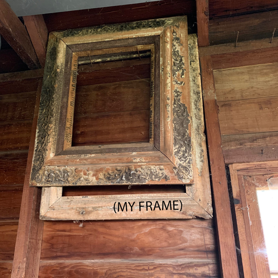 Old Frame in Garage