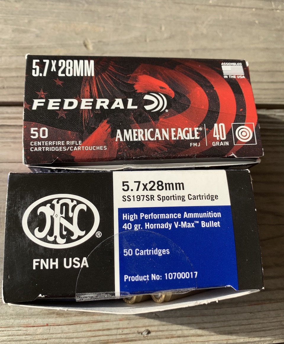 Ruger-57 ammo 5.7 x 28 mm