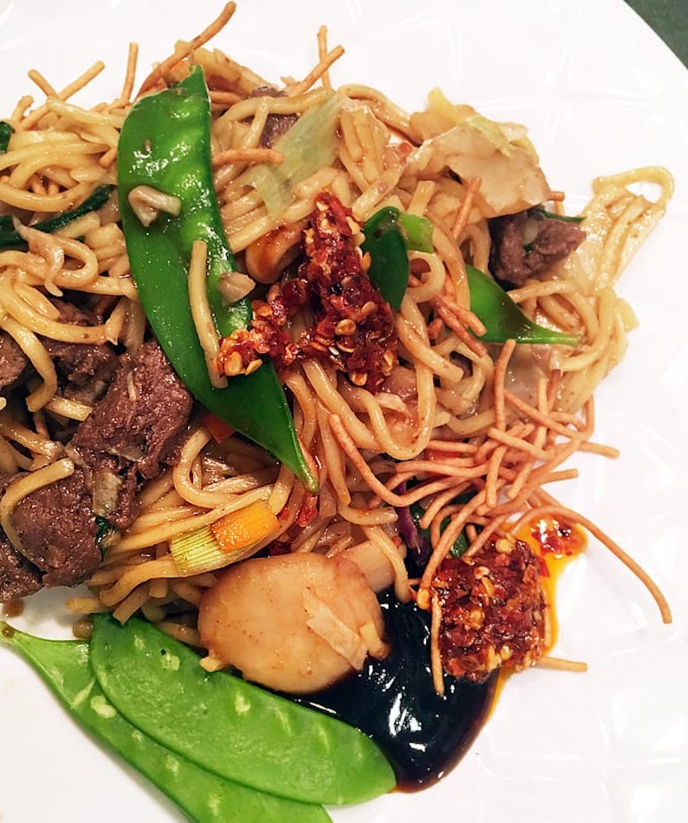 Wild Game Cuisine duck chow mein