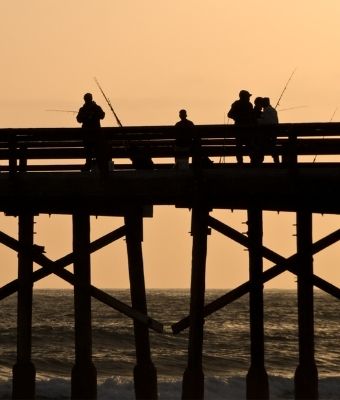 fishing from pier feature