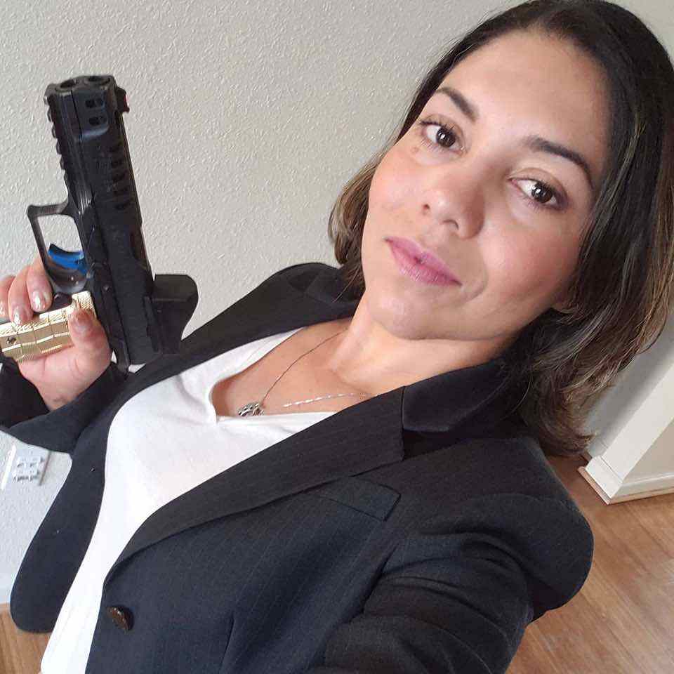 gabby franco with Walther Q5